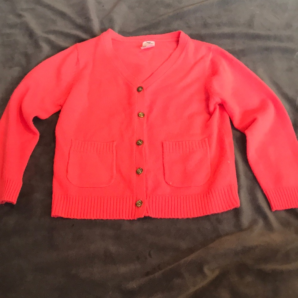 Pink cardigan